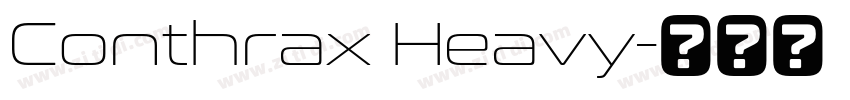 Conthrax Heavy字体转换